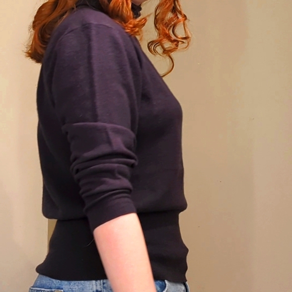 Gray Turtle Neck Sweater Size M - Picture 4 of 5